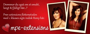 Prøv extensions flettemetoden med 1. klasses ægte indisk Remy hår